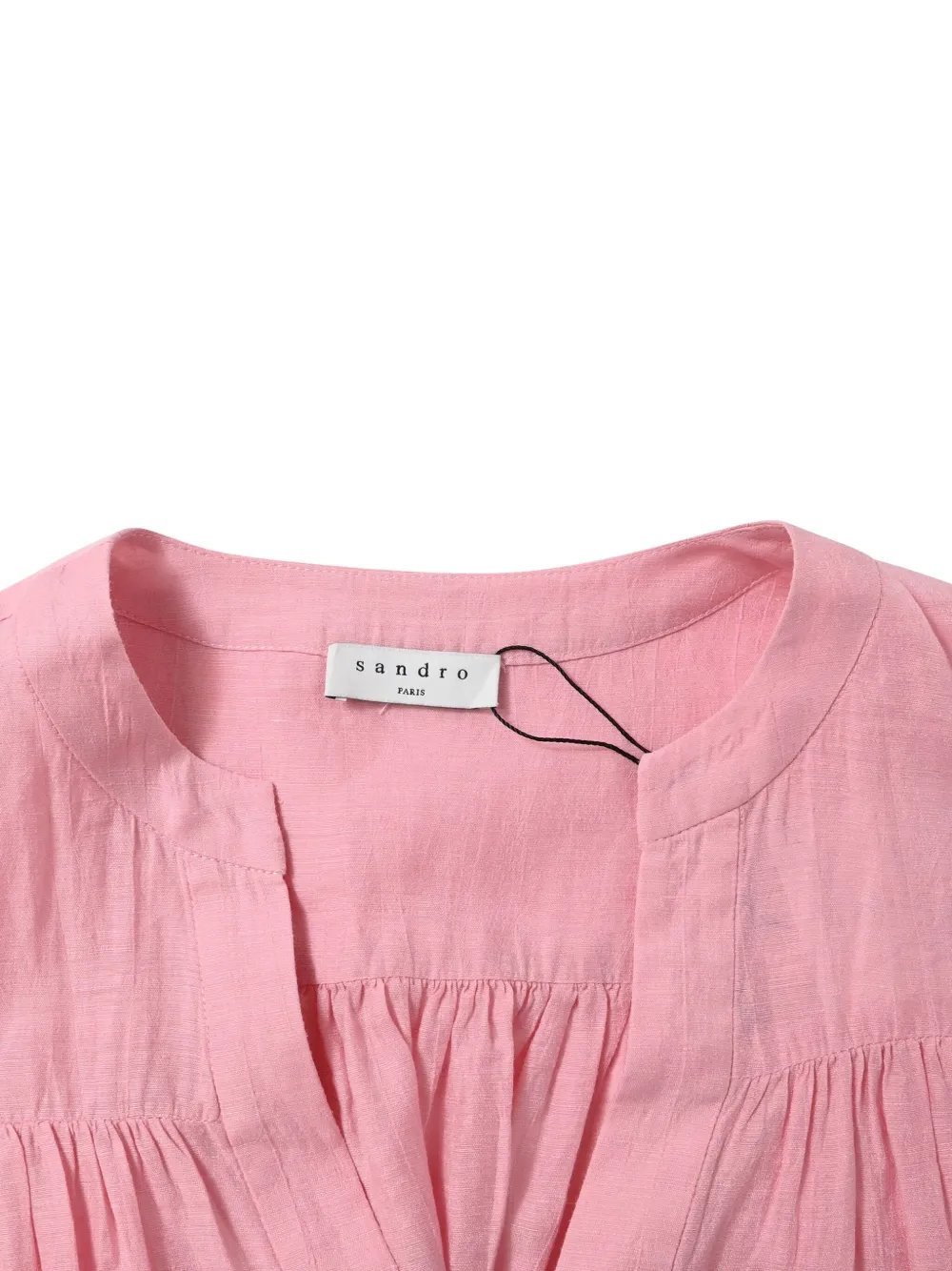 SANDRO Pre-owned Buttoned Mini Dress In Pink