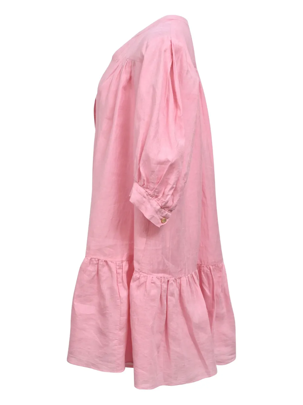 SANDRO Pre-owned Buttoned Mini Dress In Pink
