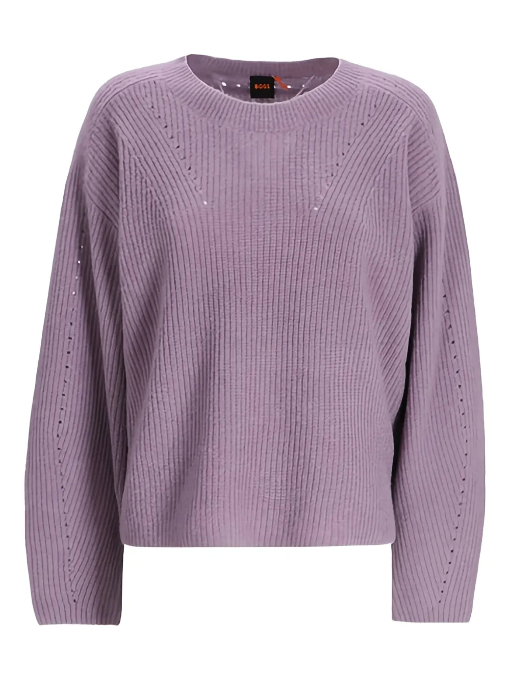 Hugo Boss Fenne Sweater In Purple