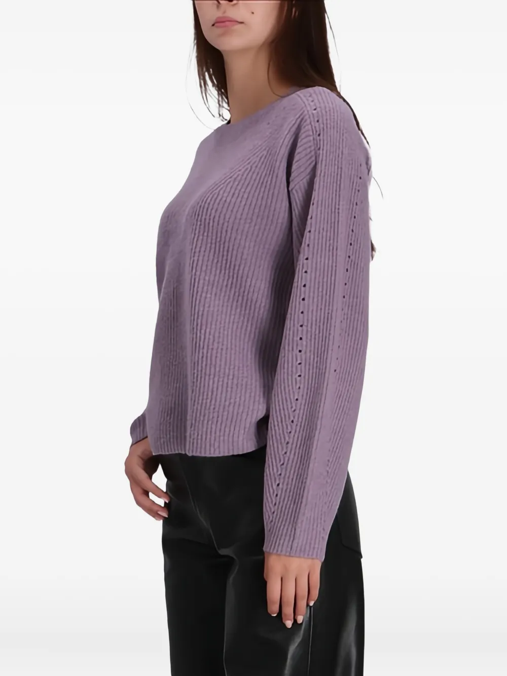 Hugo Boss Fenne Sweater In Purple