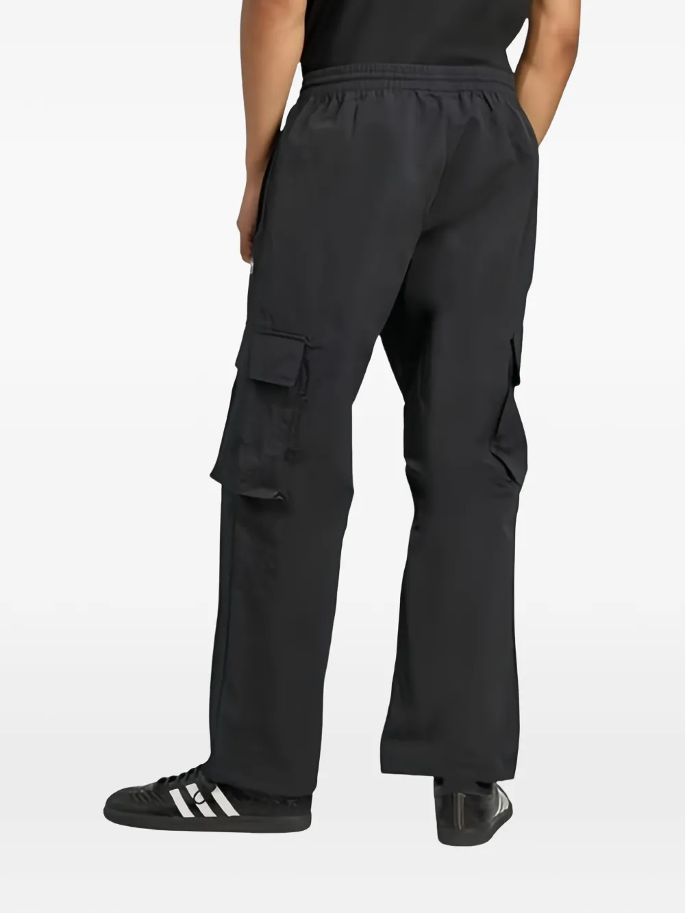 Stripe-Detail Cargo Trousers