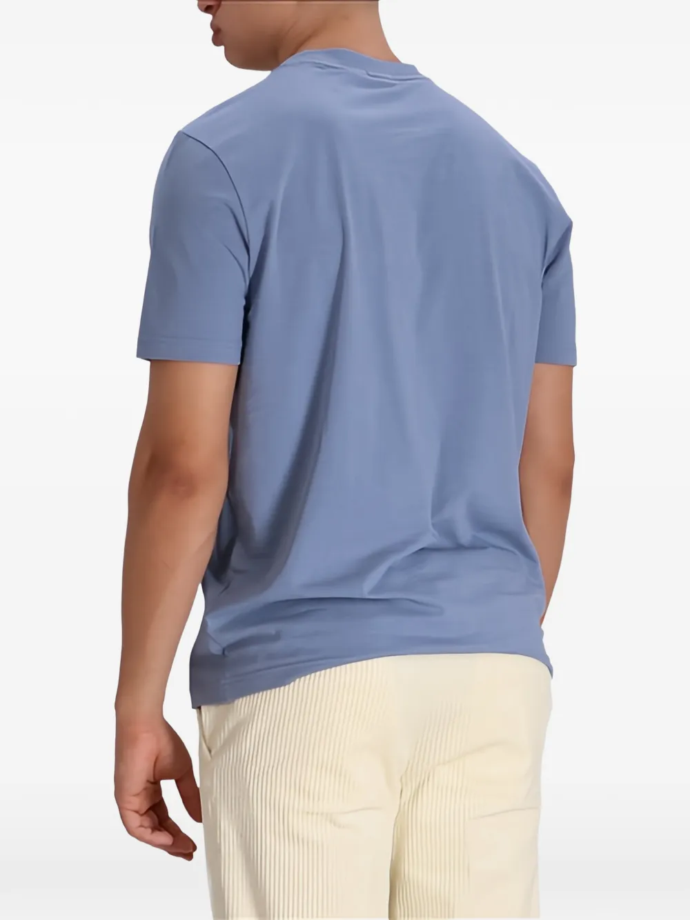 BOSS T-shirt met logo Blauw
