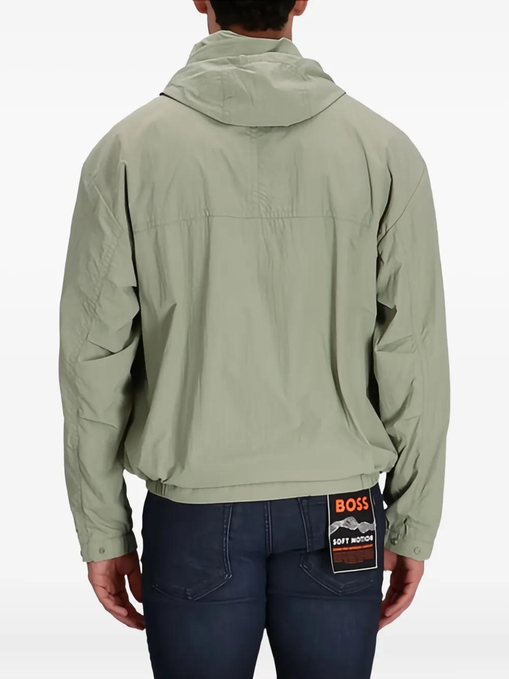 BOSS Omusk jas met capuchon Groen