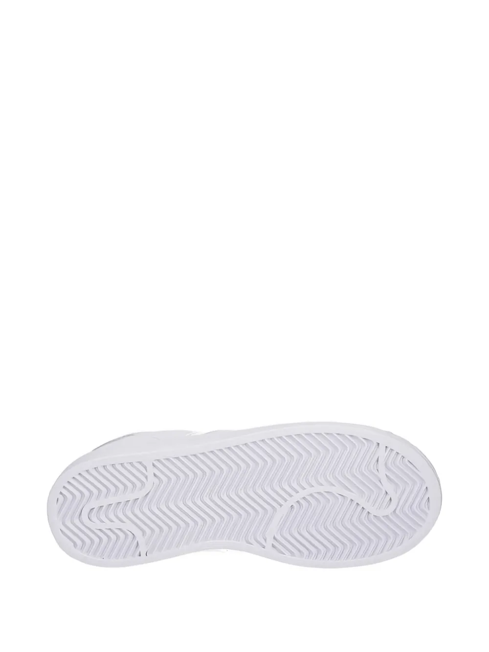 adidas Kids superstar stripe leather sneakers Wit