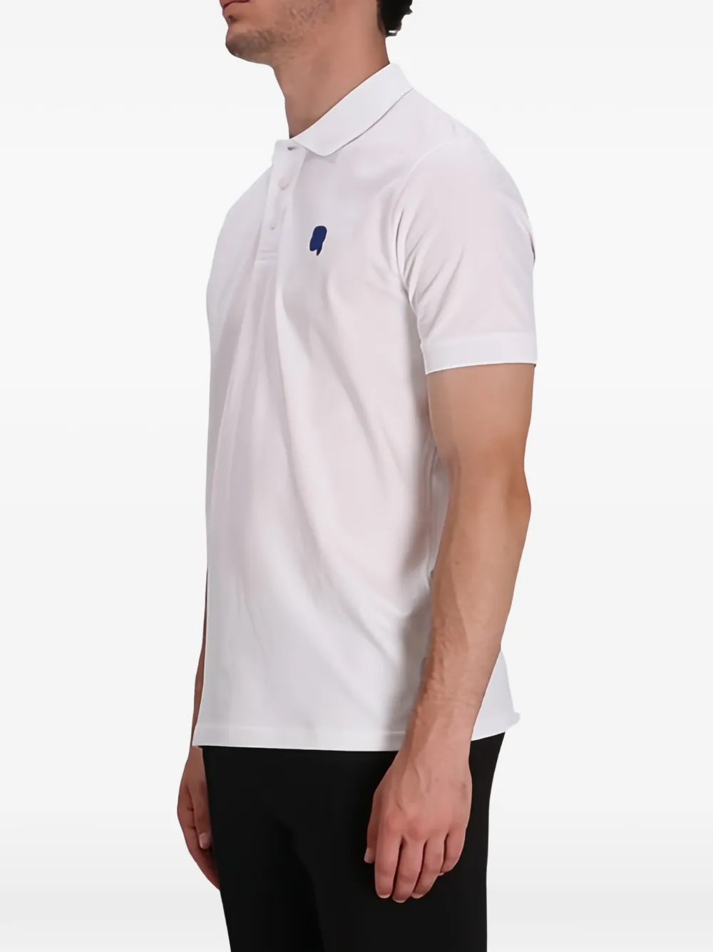 Karl Lagerfeld Poloshirt met logo Wit