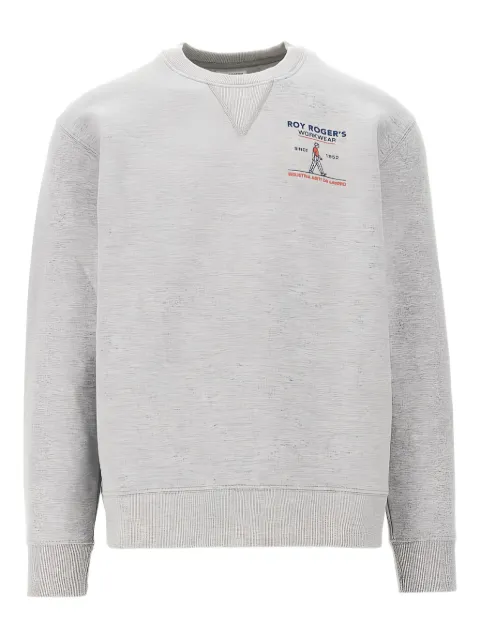 Roy Rogers crew-neck logo sweatshirt
