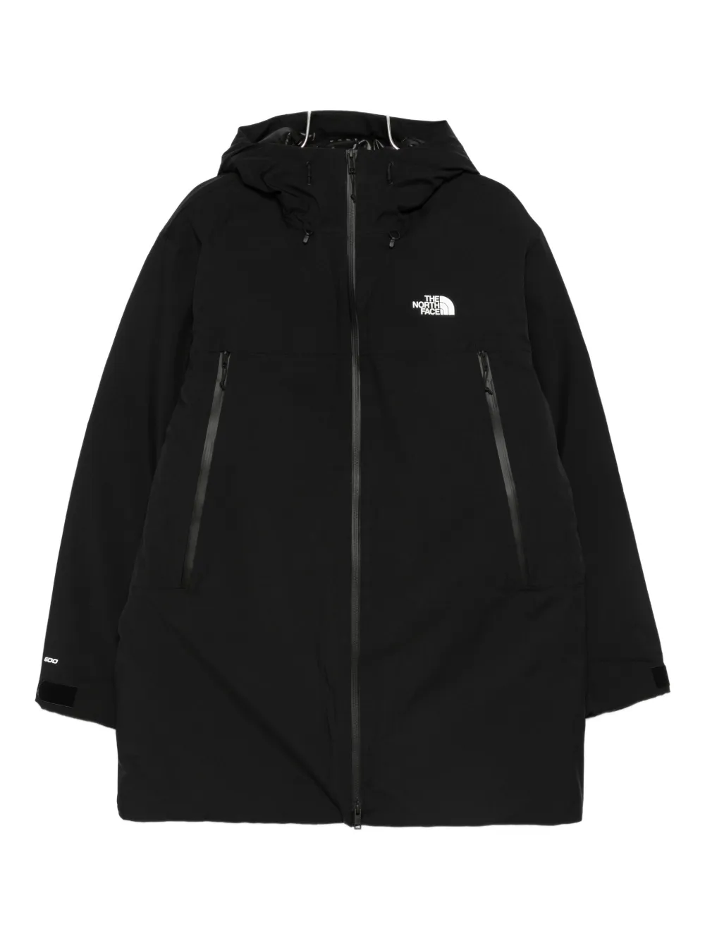 The North Face logo-detail hooded parka - Nero