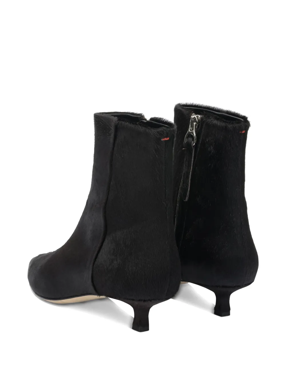 Aeyde 35 mm Sofie enkellaarzen met rits Bruin