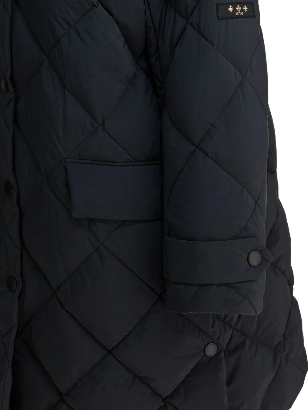 Tatras Quilted Hooded Jacket In Black