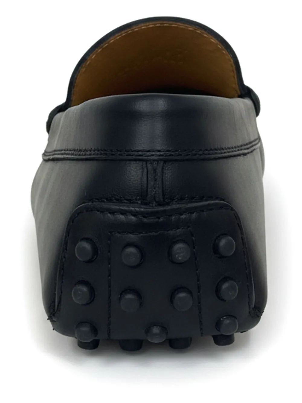 Tod's Gommini loafers met kettingdetail Zwart