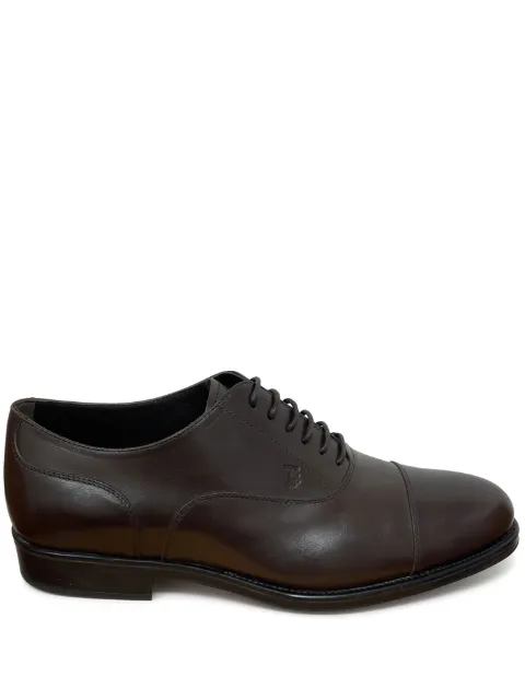 Tod's cap-toe lace-up Oxford shoes