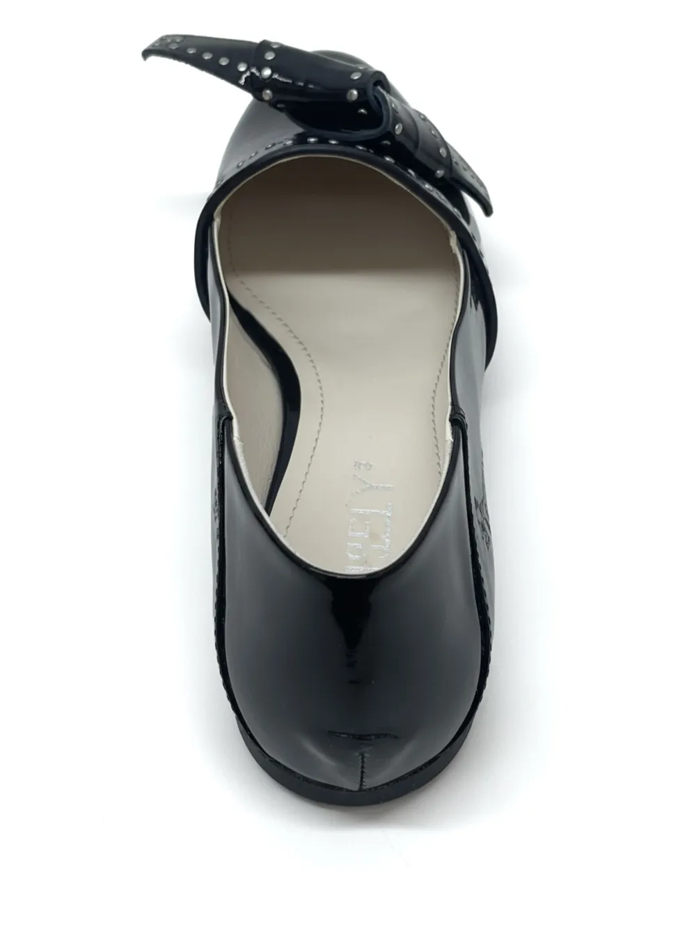 Tod's Loafers met strik en studs Zwart