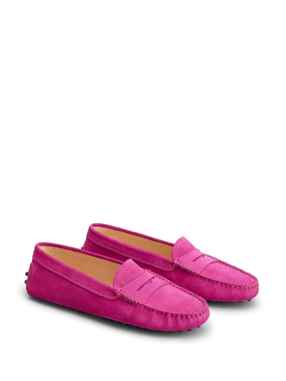 Tod's Gommini Moccasino Loafers In Pink
