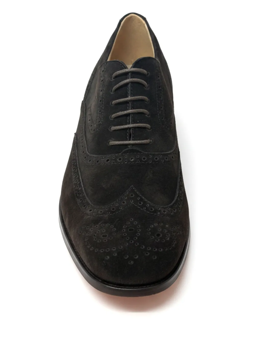 Tod's Leather Brogues In Blue