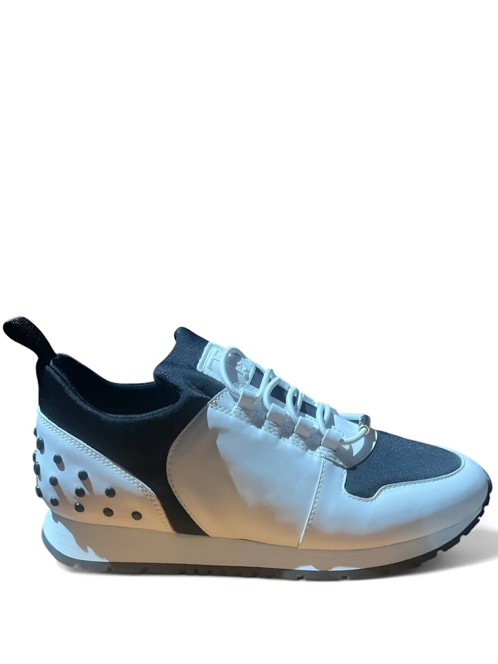 Tod's Studded Sneakers In White