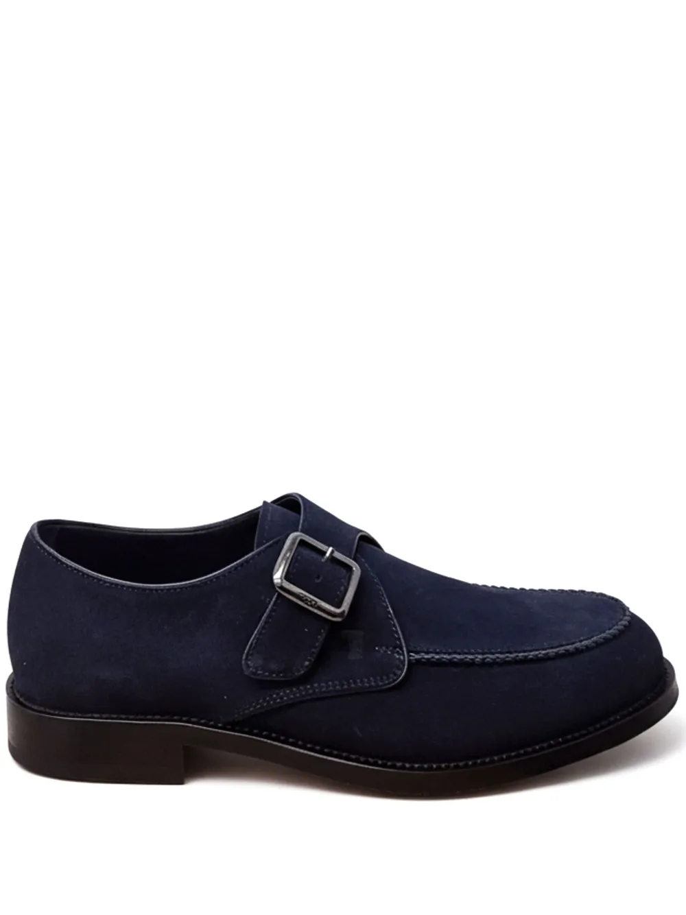 Tod's buckle suede monk shoes | Blue | Image 1