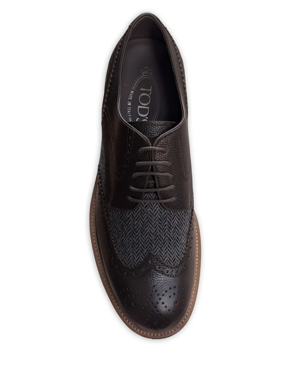 Tod's derbies à motif de chevrons | derbies | Image 2