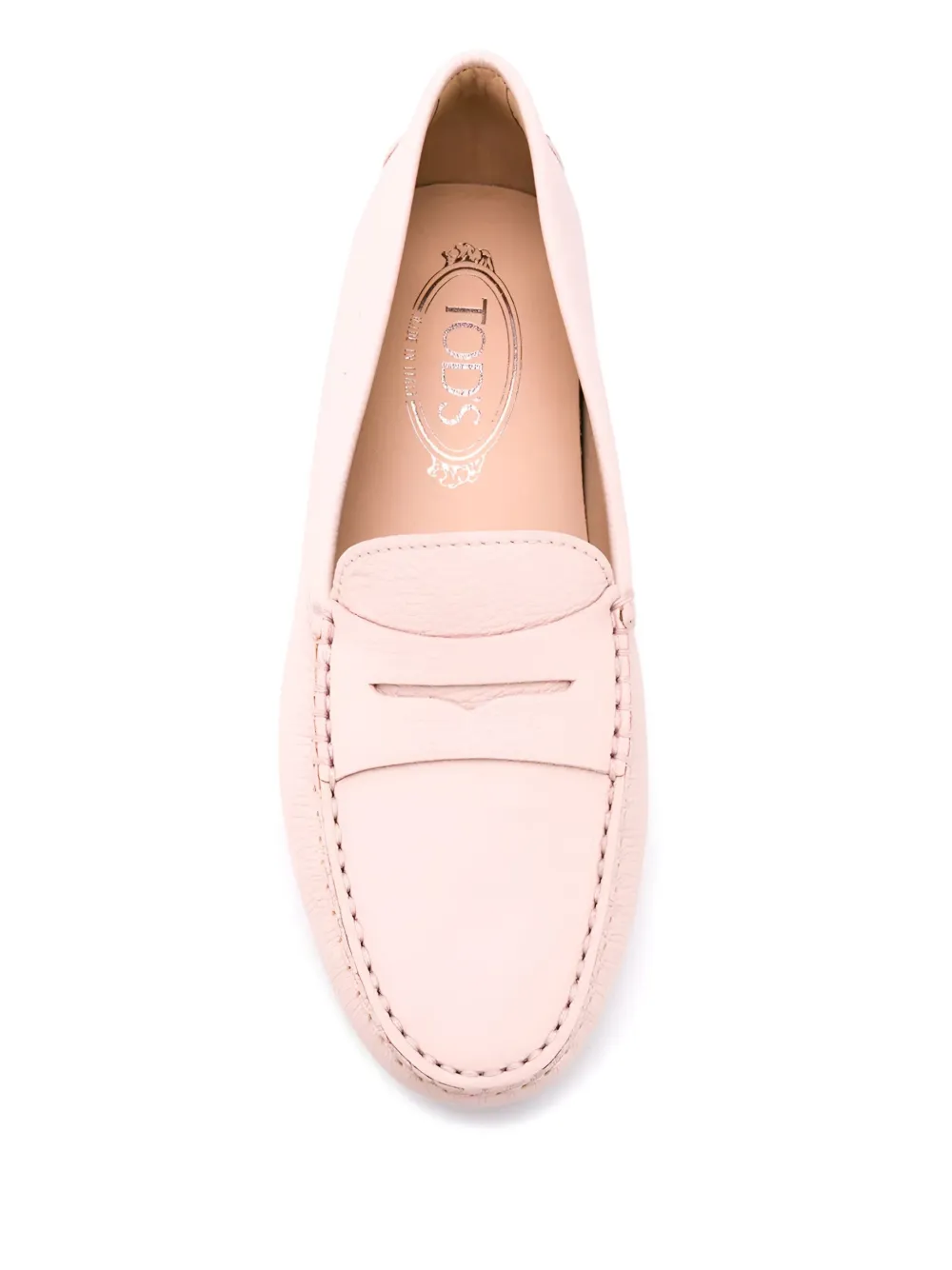 Tod's Leather Loafers In Pink