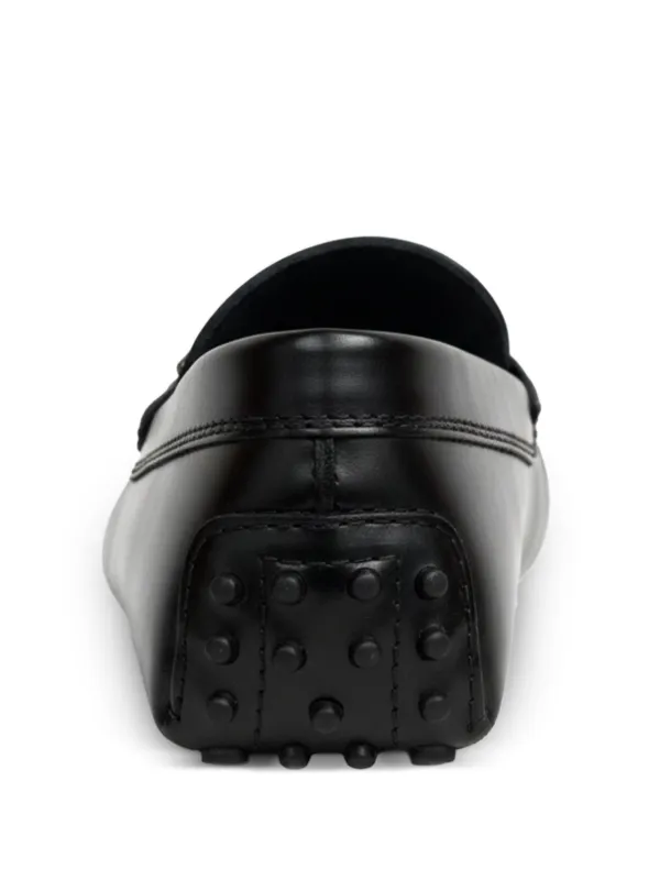 TOD'S 黒 ローファー 金属バックル Tod's バックル ローファー | ブラック | FARFETCH JP