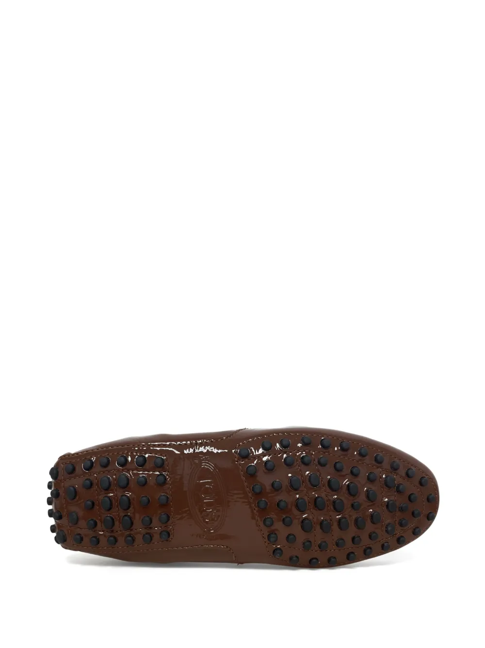 Tod's Gommino Chain-detail Loafers In Brown