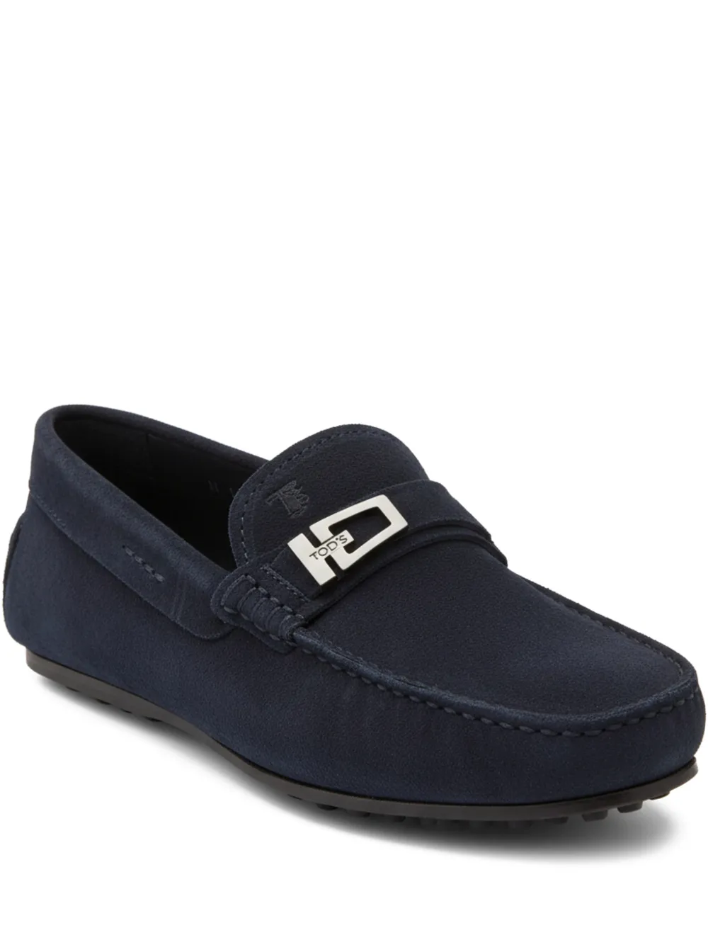 Tod's metal-detail loafers - Blu