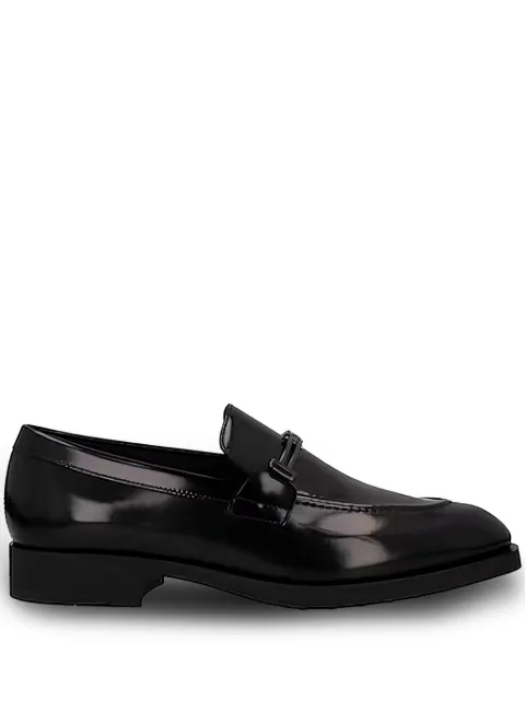 Tod's metal-bar leather loafers
