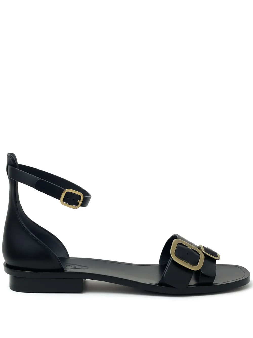 Tod's Buckle-strap Sandals In Black