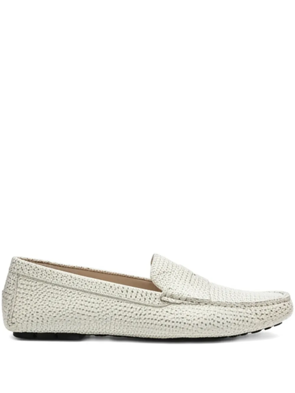 Tod's gomino leather loafers - White