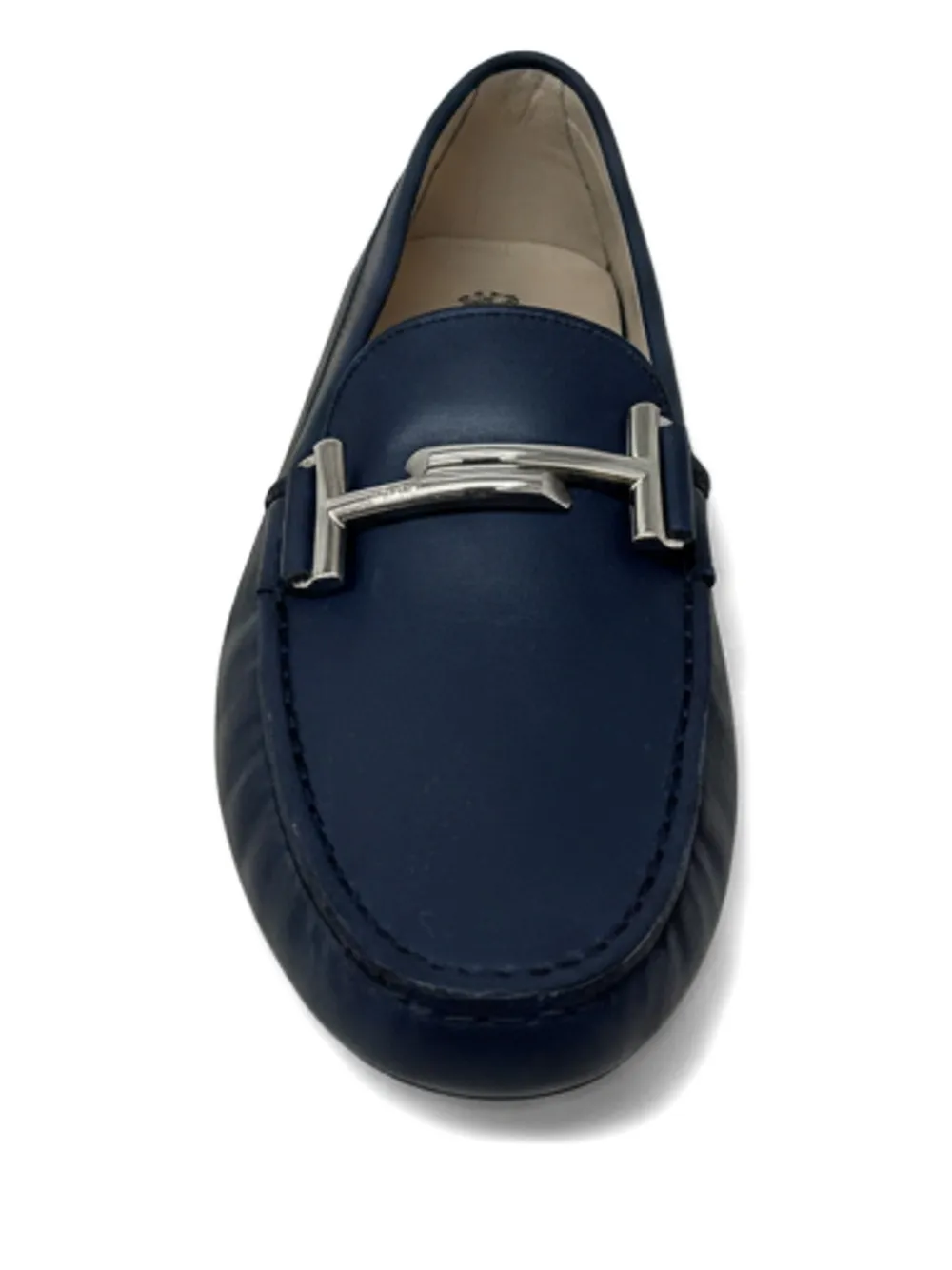 Tod's leather loafers Blauw