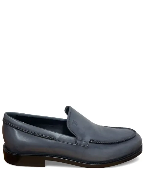 Tod's braided-detail leather loafers