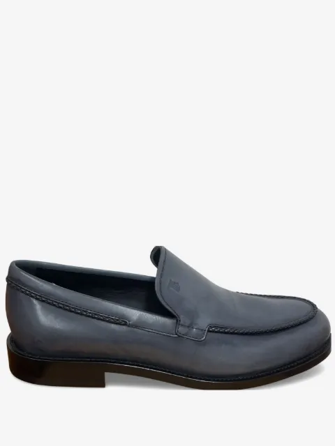Tod's braided-detail leather loafers