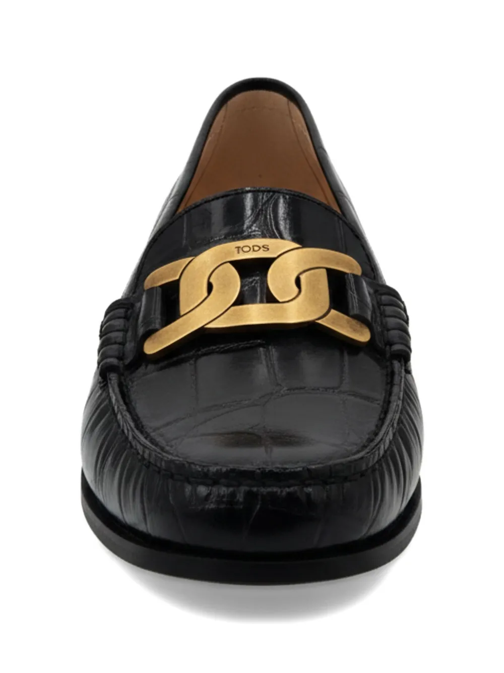 Tod's Loafers met kettingdetail Zwart