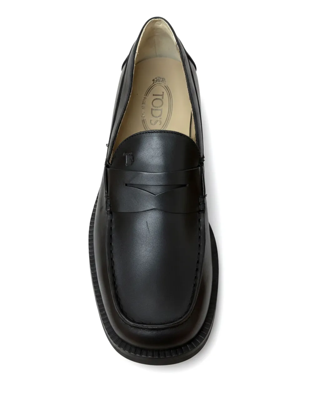 Tod's Leren penny loafers - Zwart
