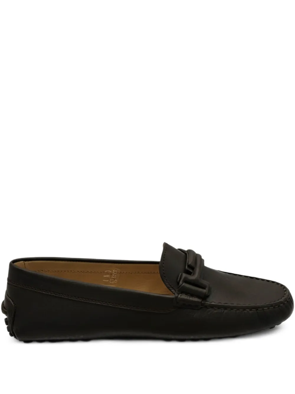 Tod's Gommini doppia T Loafers | Brown | Image 1