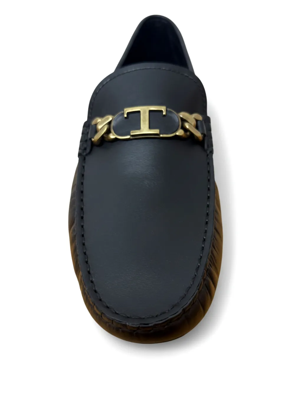 Tod's City Gommino loafers met kettingdetail - Zwart