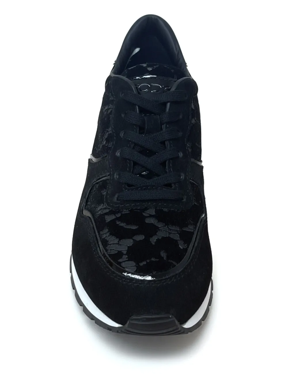 Tod's Lace-detail Sneakers In Black