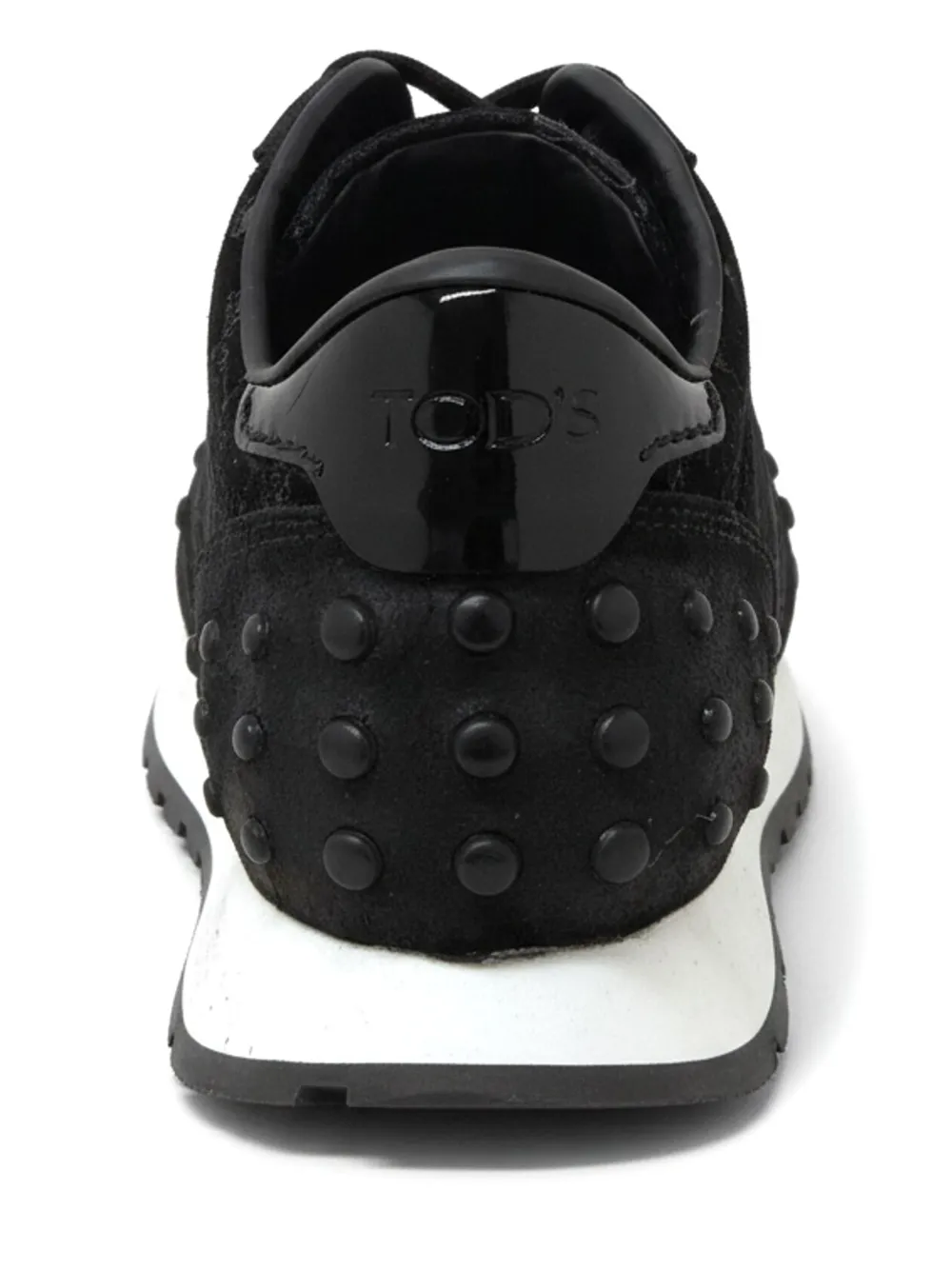 Tod's Lace-detail Sneakers In Black