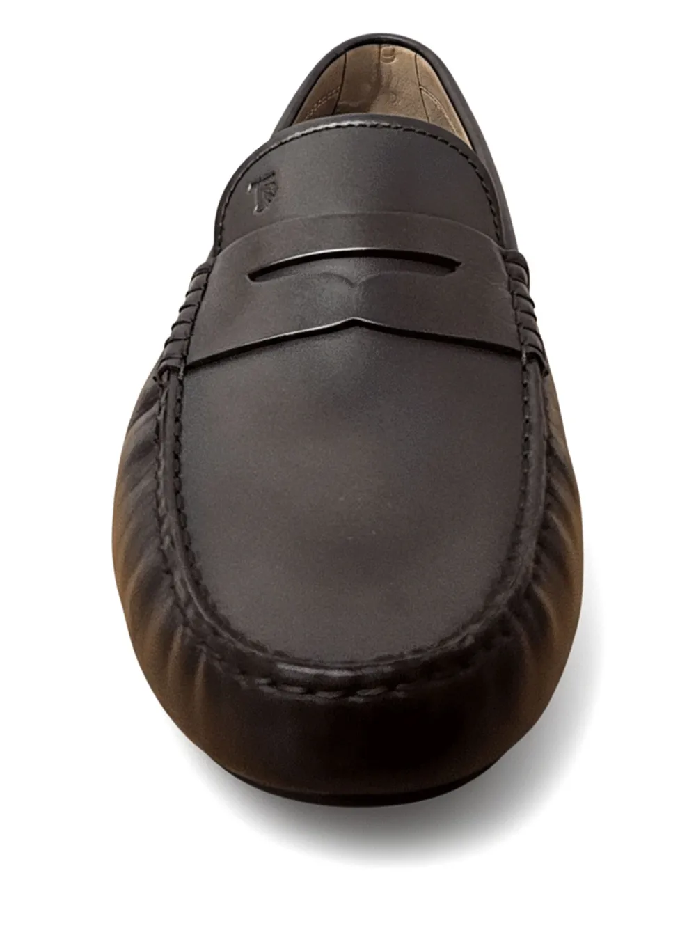 Tod's Leren penny loafers Bruin