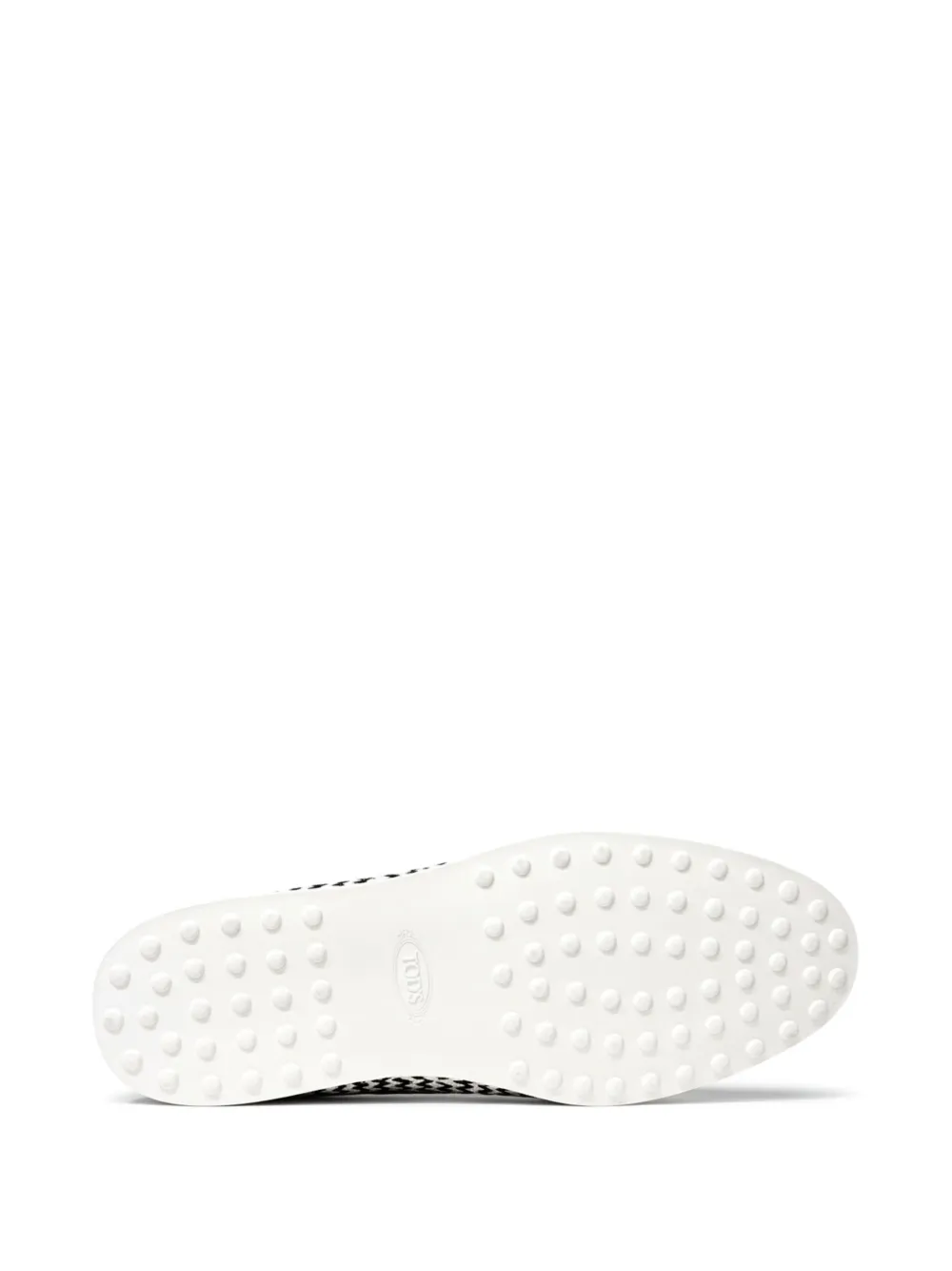 Tod's Loafers met geweven afwerking Zwart