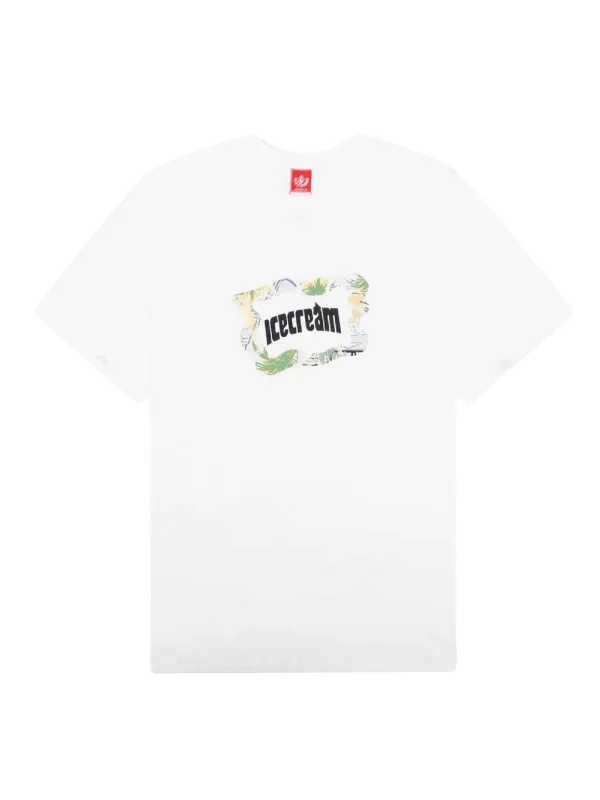 ICECREAM Flag short-sleeve T-shirt | White | FARFETCH JO