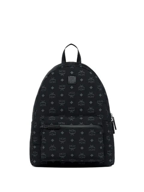 MCM Stark monogram-pattern packable backpack