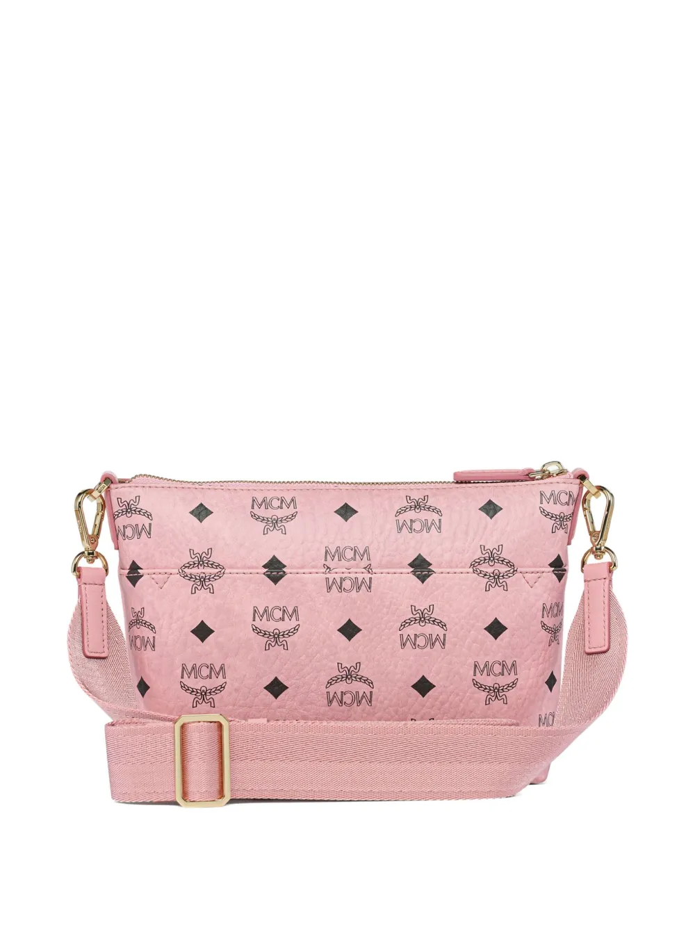 MCM Aren Visetos kleine crossbodytas Roze