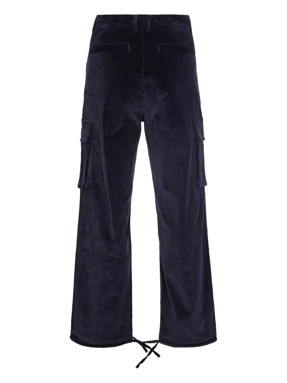 Arte Antwerp Ribfluwelen broek met zak - Blauw