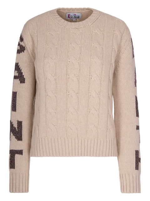 MC2 Saint Barth cable-knit sweater