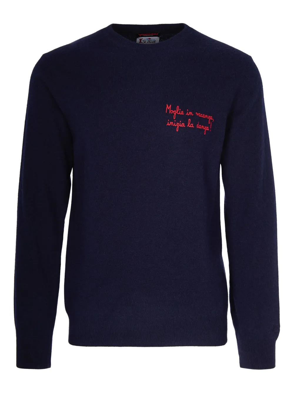 MC2 Saint Barth embroidered sweater | Blue | Image 1