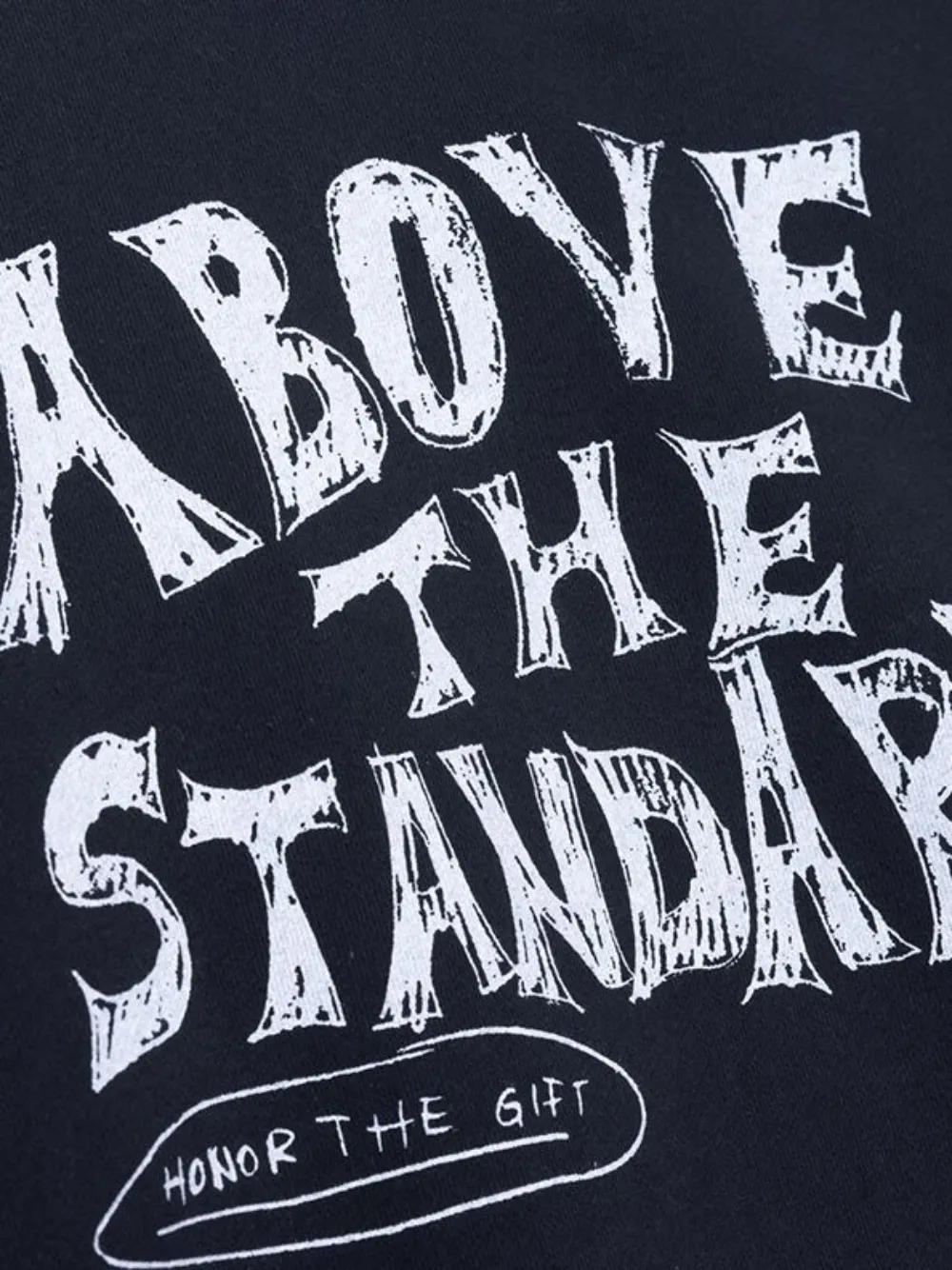 Honor The Gift crewneck t-shirt - Zwart