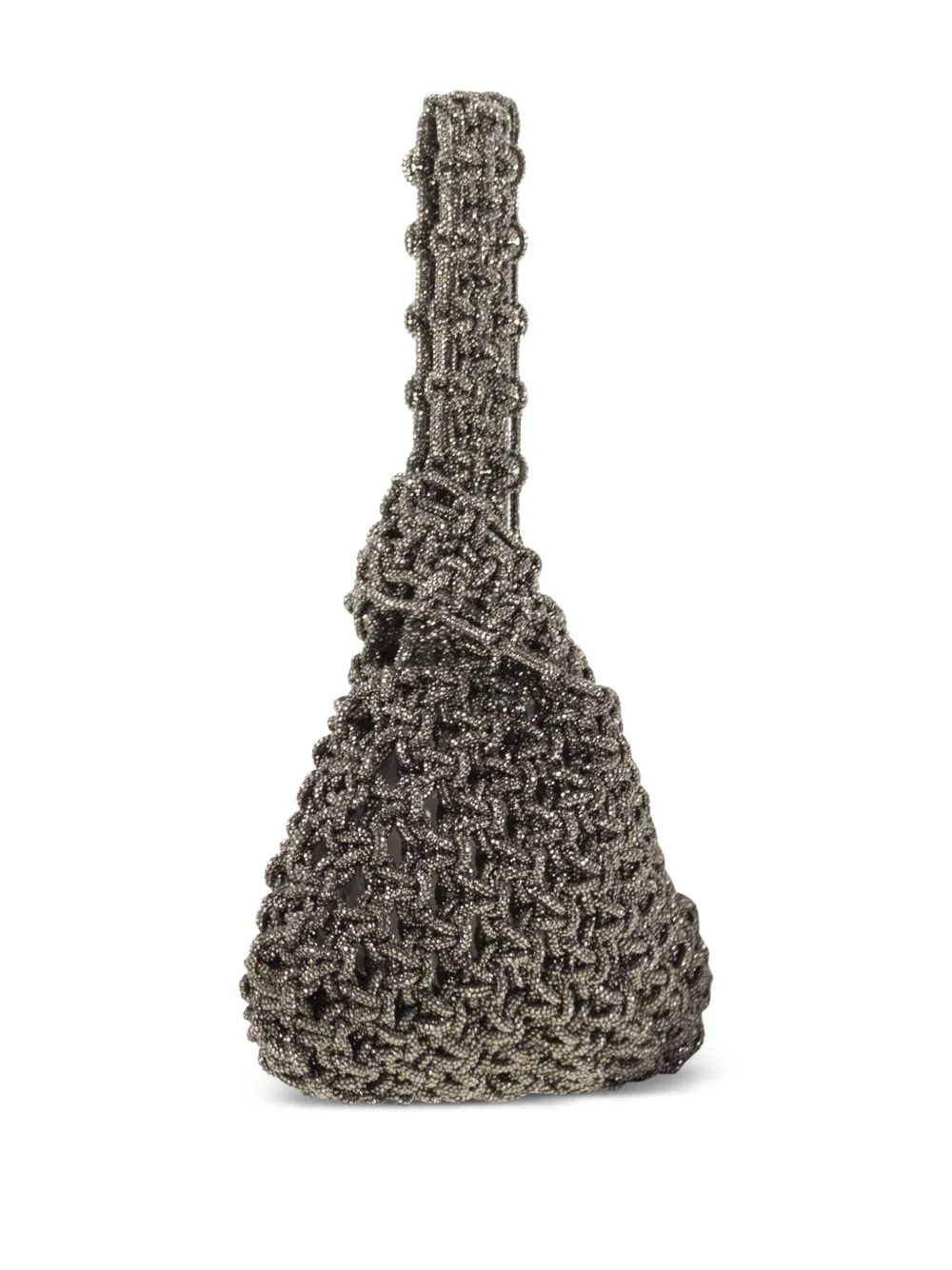 Hibourama Niky geknoopte schoudertas - Grijs