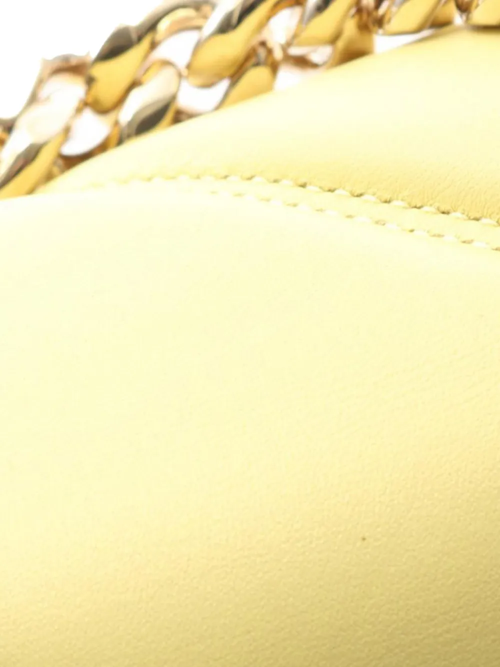 Pre-owned Bvlgari 2010-2025 Mini Leather Serpenti Cabochon Satchel In Yellow