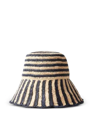 Tory Burch ジャカード バケットハット | ブラック | FARFETCH JP Tory Burch ジャカード バケットハット | ブラック | FARFETCH JP