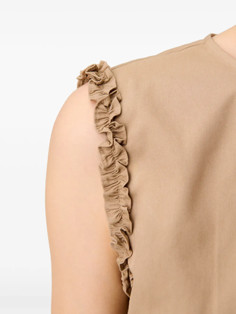 Ruffled-Trim Top